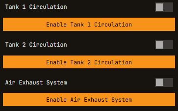 Tanks/Air Exhaust